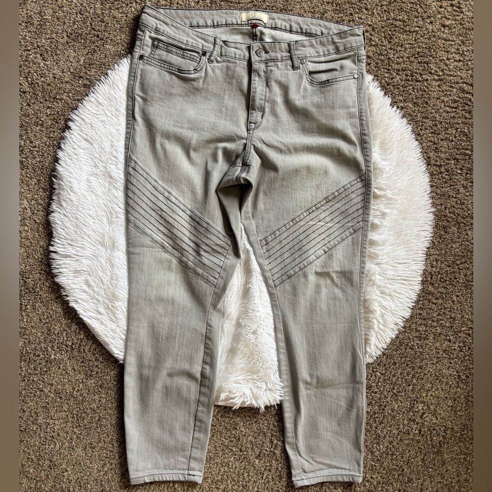 CJ‎ by Cookie Johnson Jeans Moto Skinny Stretchy Womens Size 14W